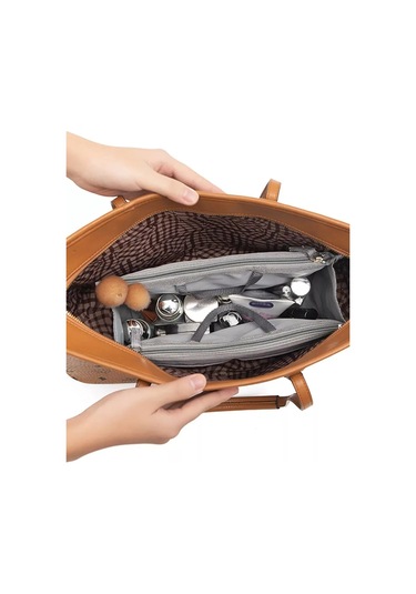 Travel Çanta İçin Mini Grey Organizer Ekleme 243723820 Gri