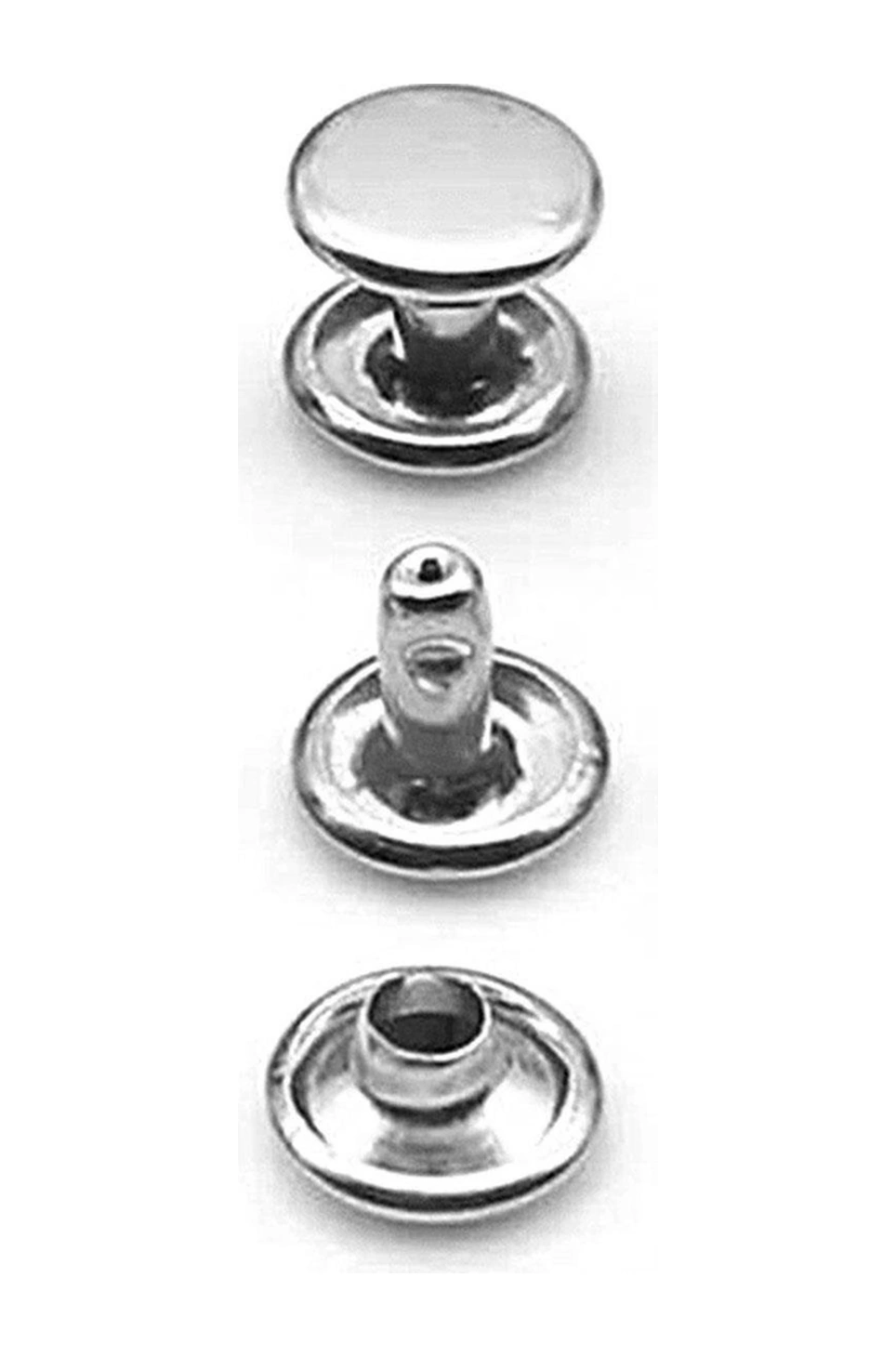 5 Mm 00 No Gümüş Renk Perçin Rivet 30 Adet