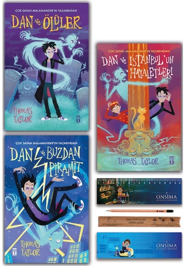 Genç Timaş Dan Ve Ölüler - Dan Ve Buzdan Piramit - Dan Ve İstanbul Un Hayaletleri Set 3 Kitap