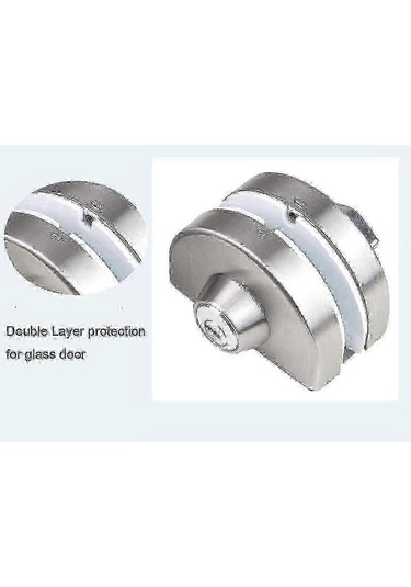 Çift Cam Kapı Kilidi 304 Paslanmaz Çelik, Her İki Tarafı Açık Çer