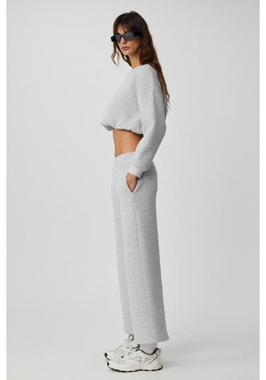 Dewanna Kadın Uzun Kollu Crop Grimelanj Eşofman Takımı