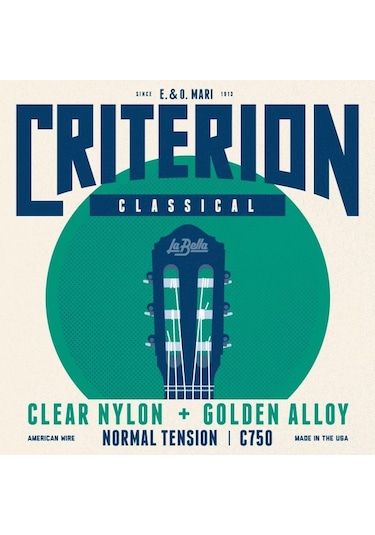 LA BELLA Criterion C750 Classical Guitar Strings 4/4 Medium