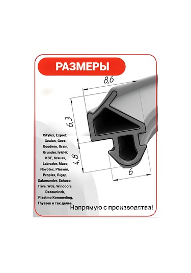 Ygga Plastik Pencere Ve Kapılar İçin Evrensel Conta 12 185705324 Diğer