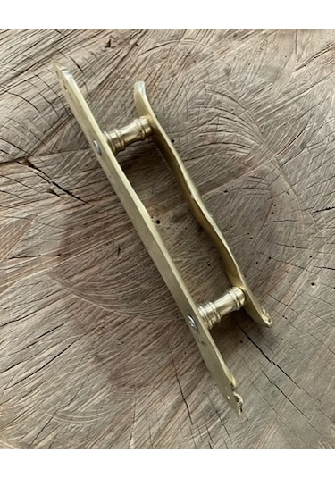 Dmr Kapı Çekme Kolu Gold Sarı Dekoratif Pirinç Kapı Kulpu 23cm