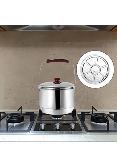 Suntek Magideal Yemek Pişirmek Için Vapur Tenceresi 22cm-combo-kapak