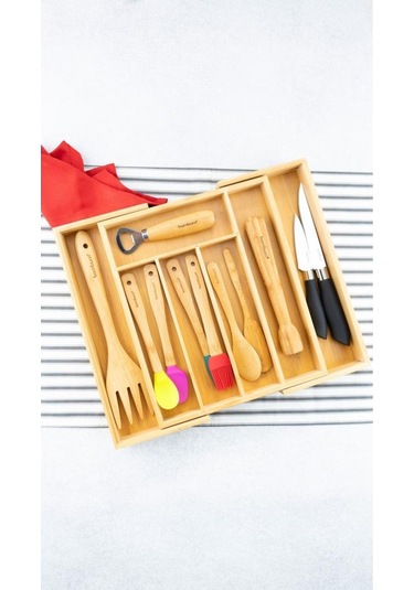 Bambum Cassandra - Ayarlanabilir Çekmece Düzenleyici Küçük Kahverengi