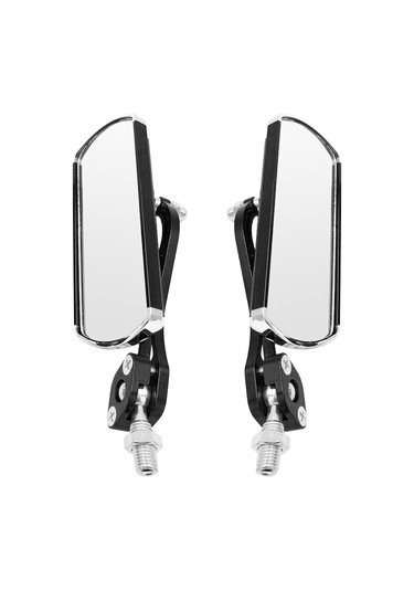 2 Paket Bisiklet Arka Görüş Aynası Ayarlanabilir Döner Ayna Geniş Açı Arka Görüş Alüminyum Alaşım Güvenlik Arka Görüş Aynası