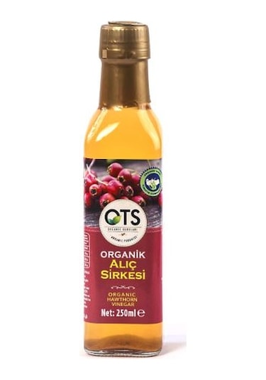 Ots Organik Alıç Sirkesi Cam 250 ML