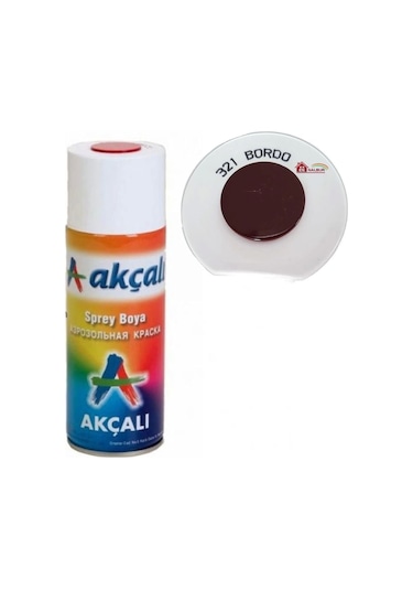 Mey İthalat Akçalı Sprey Boya 400 Ml 321 Bordo Diğer