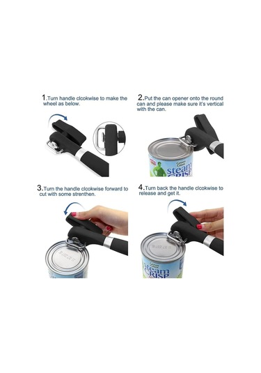 Liangmei Güvenli Kesim Konserve Açacağı, Pürüzsüz Kenar Konserve Ahşap