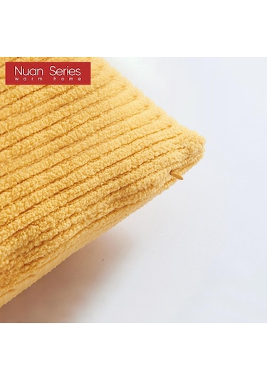 Bej 1 Adet Nuan Serisi Katı Kadife Çizgili Kırlent Örtüsü Çekyat Yastık Kılıfı Dekoratif Yastık Kılıfları 30x50/45x45/50x50cm 30cm X 50cm
