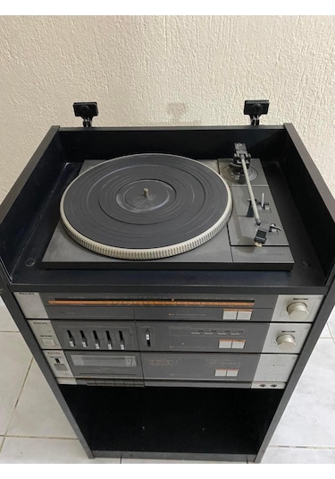 Philips F1340-60 052 Üç Katlı Pikaplı Müzik Seti