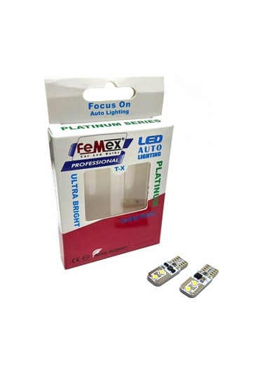 Femex Ampul Platinum Beyaz T10 4 Smd 3030 Chip Led Aktif Canbus