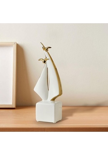 Lijinxu Yelkenli Sanat Heykeli Yaratıcı El Sanatları Stil-b