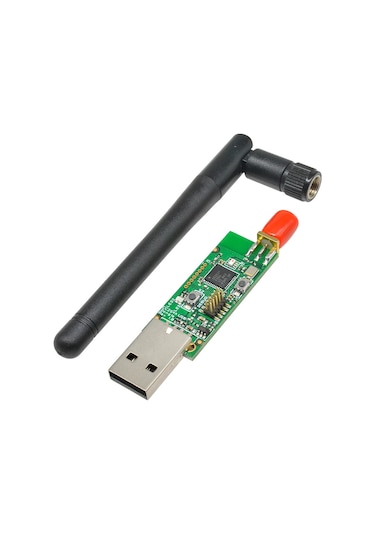 CC2531 USB Dongle + Anten 2.4Ghz Zigbee Wifi Bluetooth Kablosuz Data Yakalayıcı