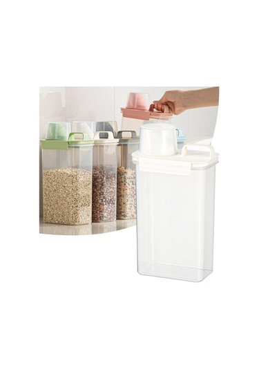 Suntek Magideal Gıda Saklama Kabı Tahıl Fındık Için Hava Beyaz-kapak