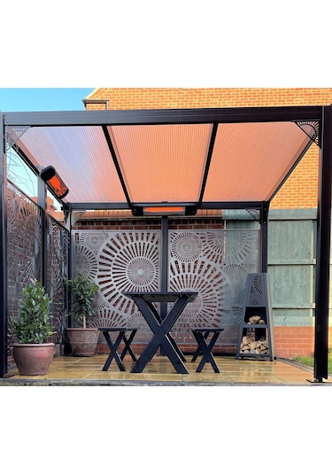 4mm Beyaz Oluklu Polikarbon Levha Sera Sundurma Çatı Kaplama Malzemesi