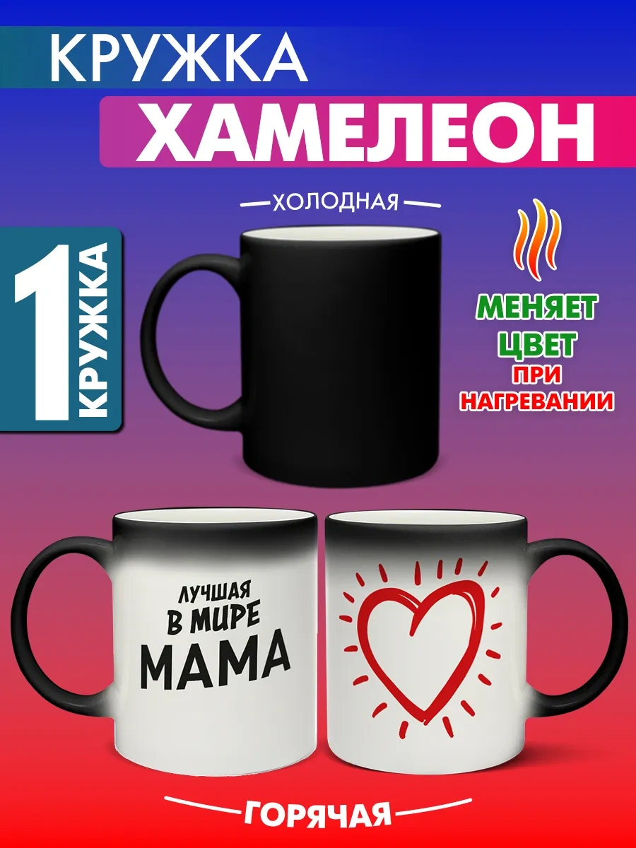 Priority. Anne Şaka Hameley Full Renk Değiştiren Kupa Hediye. 322250172 Siyah