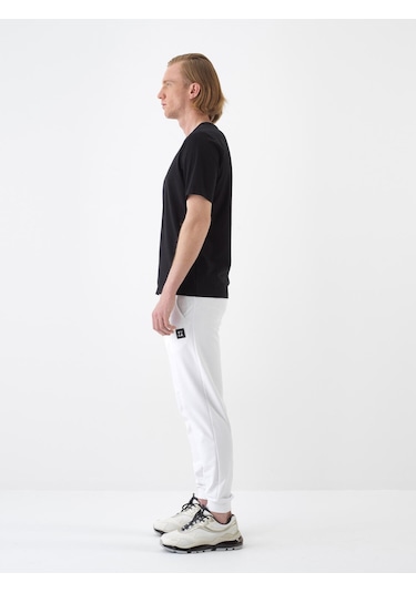 Xint Siyah Pamuk Dokulu Slim Fit Tişört 502206