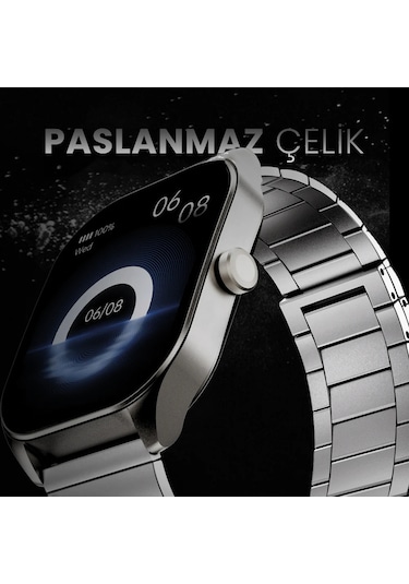 HiFuture APEX 2.04" AMOLED Ekran BT Arama IP68 Su Geçirmez Akıllı Saat (Hifuture Türkiye Garantili)