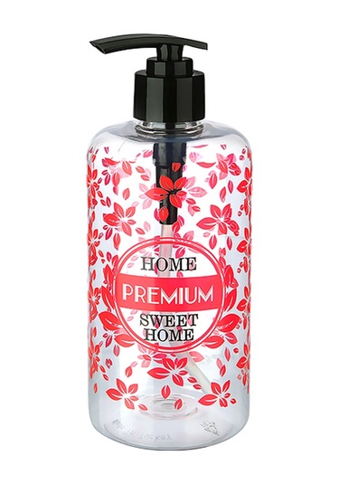 Periboia Şeffaf Sıvı Sabunluk Yuvarlak Plastik Pompalı 500 Ml Diğer