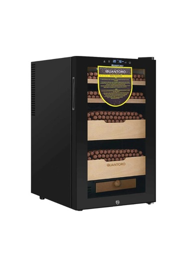 Quantoro Qcc-8 Elektronik Nemlendirme & Soğutmalı Siyah Puro Dolabı - Qtr-008