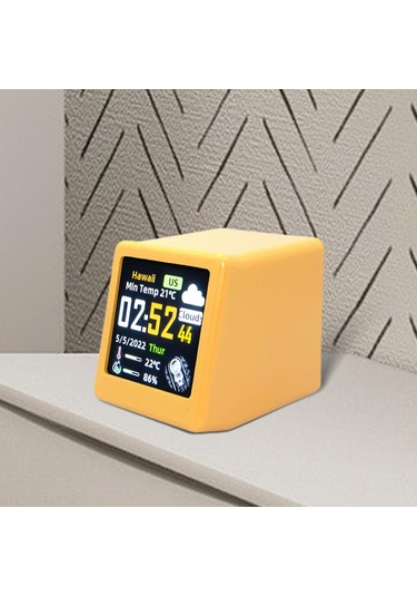 Suntek Mağazalar Için Wifi Akıllı Hava İstasyonu 1,54 Sarı