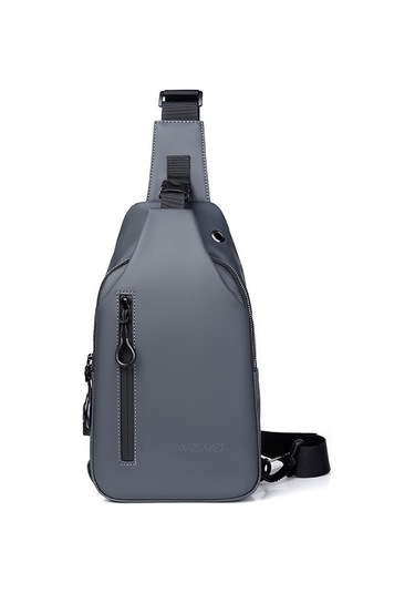 Xb301 Erkek Outdoor Göğüs Çantası Gri Suya Dayanıklı Su Geçirmez Tekstil Gri 231613 Yeşil