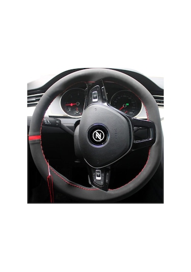 Oto Direksiyon Kılıfı Alcantara Model Alcantra Kırmızı Dikişli (419013664)