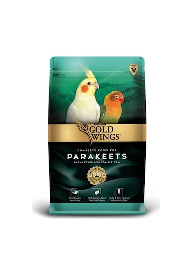 Gold Wings Premium Paraket Sultan Cennet Papağanı Yemi 1 KG