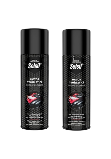 Selsil Profesyonel Motor Temizleme Spreyi 2 Adet 500 ML