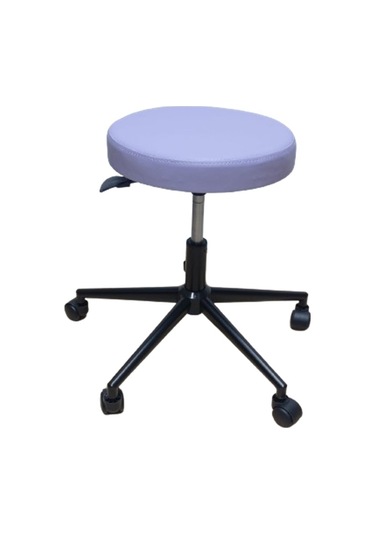 Dönerli Tabure Hekim Taburesi Metal Yıldız Ayaklı