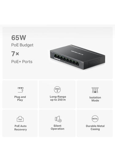 TP-Link MS108GP 8-Port Desktop Switch