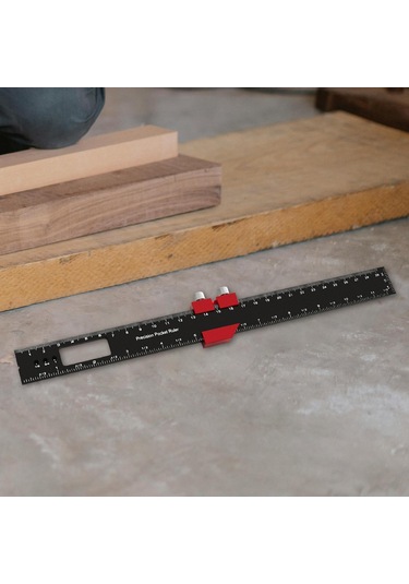 Suntek Ahşap İşleme Cep Cetveli Inç Ve Metrik Profesyonel 30-santim