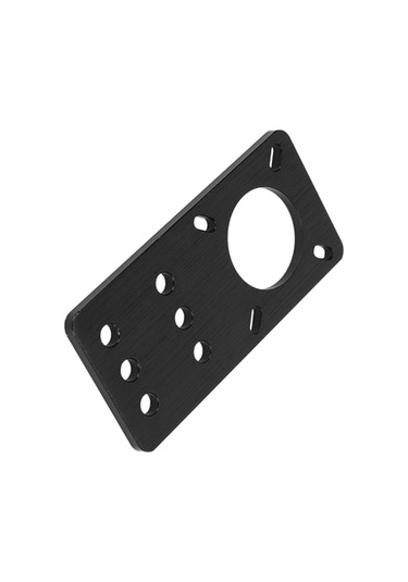Tenfowee Nema 17 Adım Motoru Montaj Plakası, Alüminyum, Siyah Anodize, Çoklu Delikli Tasarım, 3d Yazıcı Aksesuarı, V-slot Uyumlu