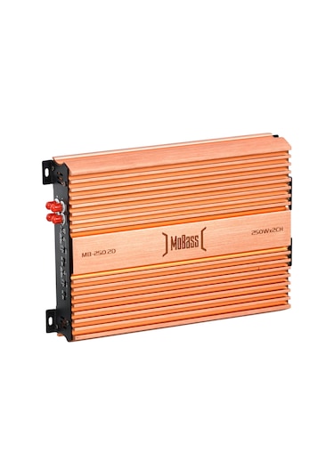 MoBass 2X375 W 2 Kanal Subbass Oto Amfi MB-250.2D