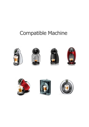 Metabagua Dolce Gusto Pıccoloxs Nespresso Için Yeniden Kullanılabilir Kahve Kapsülü Adaptörü 7wm7k2 Siyah
