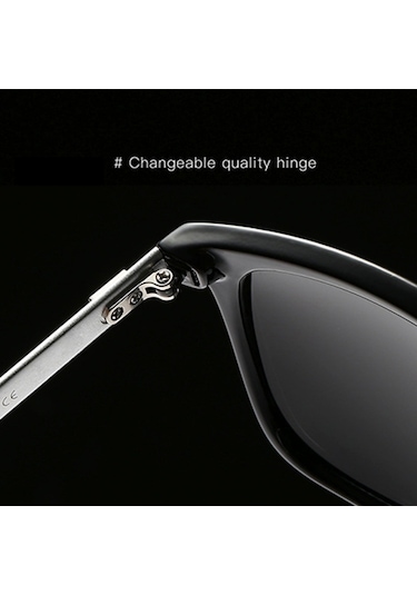 Cbtx Uv 400 Polarize Erkek Güneş Gözlüğü Siyah - Gri