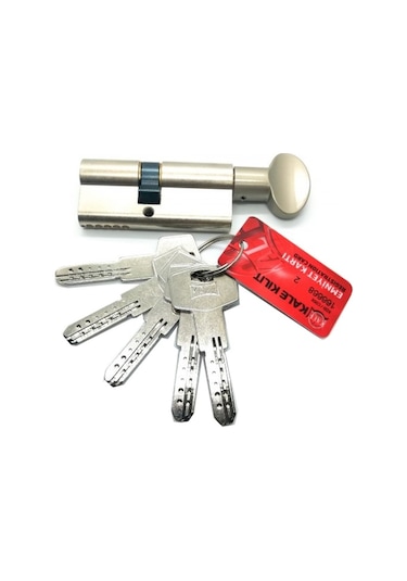 Kale 164 Bm Mandallı Bilyalı Barel 68 Mm Kapı Kilit Göbeği Nikel