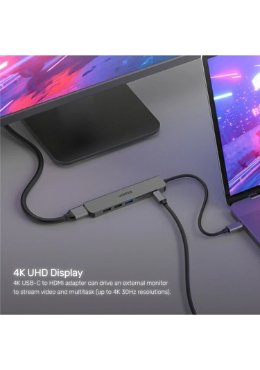 Unıtek Usb-c 7in1 Unıversal Dock Statıon H1118a
