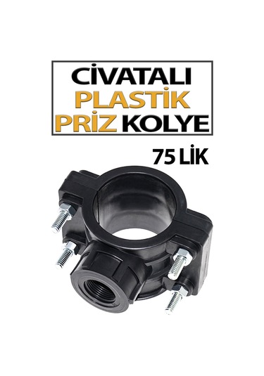 Civatalı Plastik Priz Kolye 75'lik 1 Adet