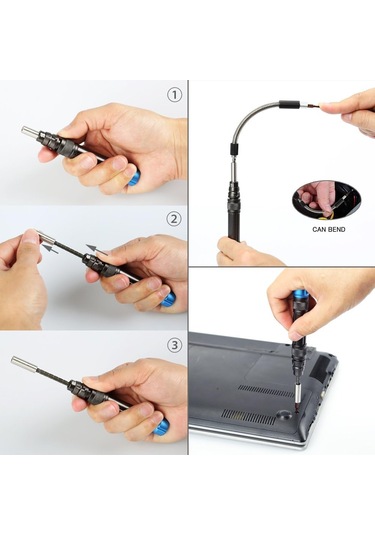 Tornavida Seti, 60'ı 1 Hassas Manyetik Sürücü Biti Profesyonel Elektronik Onarım Aracı Kiti