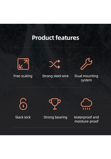 Folinda 4.2m Çelik Teli Gizli Geri Çekilebilir Çamaşır İpi - Duvar Montajlı, Delme Yok, Gerçek Zamanlı Daraltma, Ev Ve Dışarıda Kullanım, Yeşil Yeşil