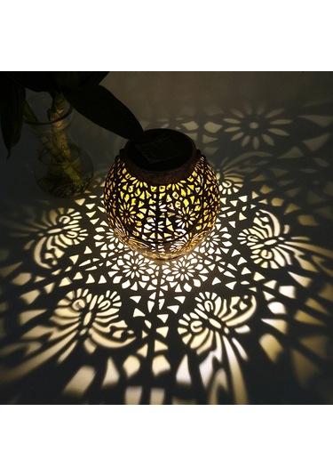 Veranda Çim Küresel İskelet Projeksiyon Lambası Metal L6343-1 Diğer