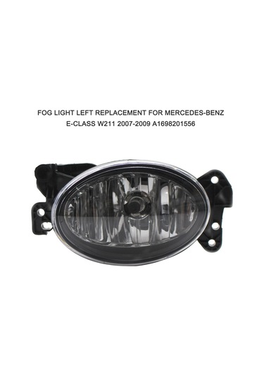 Mufunye Sol Ön Mercedes E Serisi W211 2007-2009 Faro Lambası - Dayanıklı Pc Malzeme, Oem A1698201556 - Işık Geçirimi Yüksek, Halojen Ampül Dahil