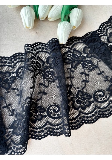 Bel' Evaa Furnıtura 18 Cm Genişlik, 1 Metre Uzatılabilir Dantel Etiketsiz Dantel 360750972