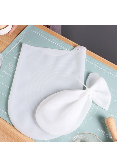 Yapışmaz Hamur Karıştırıcı Çantası Yeniden Kullanılabilir Silikon Yoğurma Hamur Çantaları Ekmek Hamuru Pizza İçin Zehirsiz Çok Fonksiyonlu Pişirme Aleti Çantası Gıda Saklama Çantası Diğer