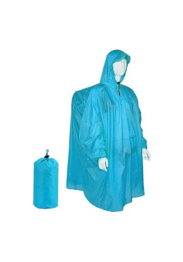 Ebitda Hafif Su Geçirmez Sırt Çantası Kapağı - Kamp İçin Mavi Mavi