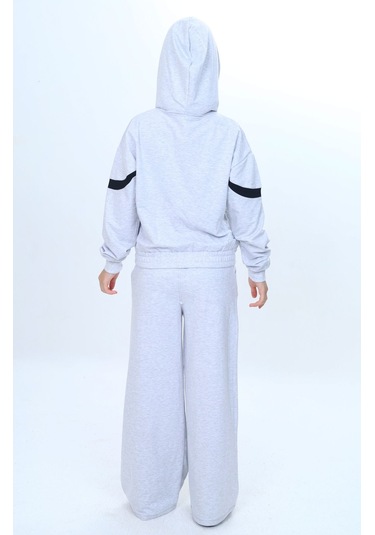 Kız Çocuk %100 Pamuk Garnili Kapüşonlu Fermuarlı Oversize Alt&üst Trend Eşofman Takımı-315-eşt-0003 Gri Kız Çocuk %100 Pamuk Garnili Kapüşonlu Fermuarlı Oversize Alt&üst Trend Eşofman Takımı-315-eşt-0003 Gri