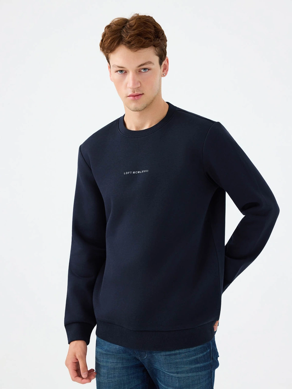 Loft Regular Fit Lacivert Erkek Sweatshirt Lf2034268 Lacivert